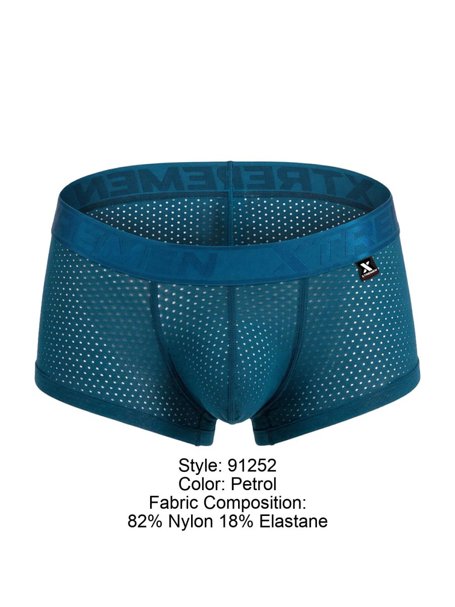 Xtremen Microfiber Mesh Trunks - Petrol