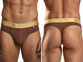 Xtremen Microfiber Thongs Sleek and Supportive - Chocolate