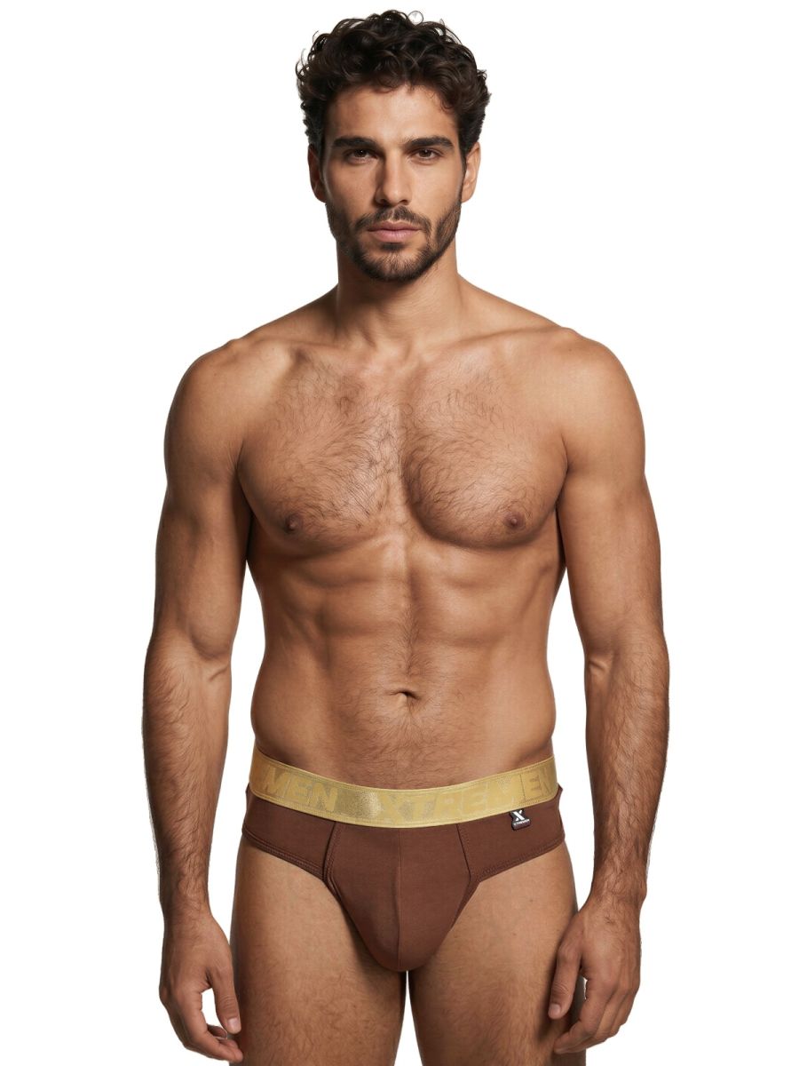 Xtremen Microfiber Thongs Sleek and Supportive - Chocolate