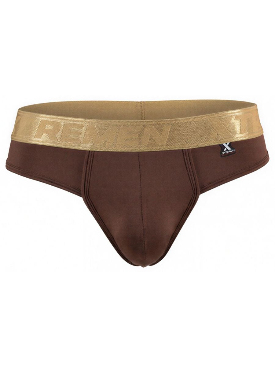 Xtremen Microfiber Thongs Sleek and Supportive - Chocolate