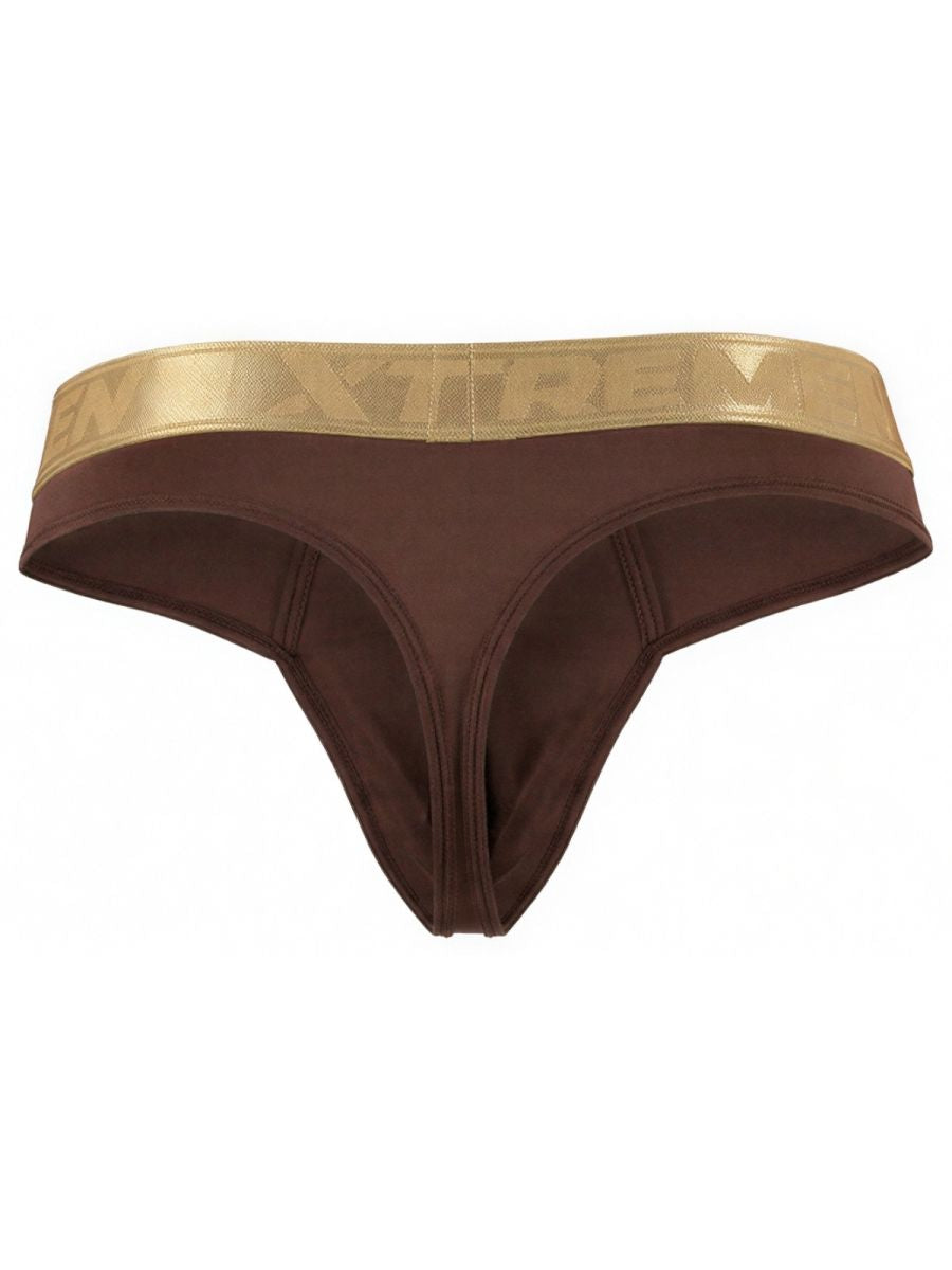 Xtremen Microfiber Thongs Sleek and Supportive - Chocolate
