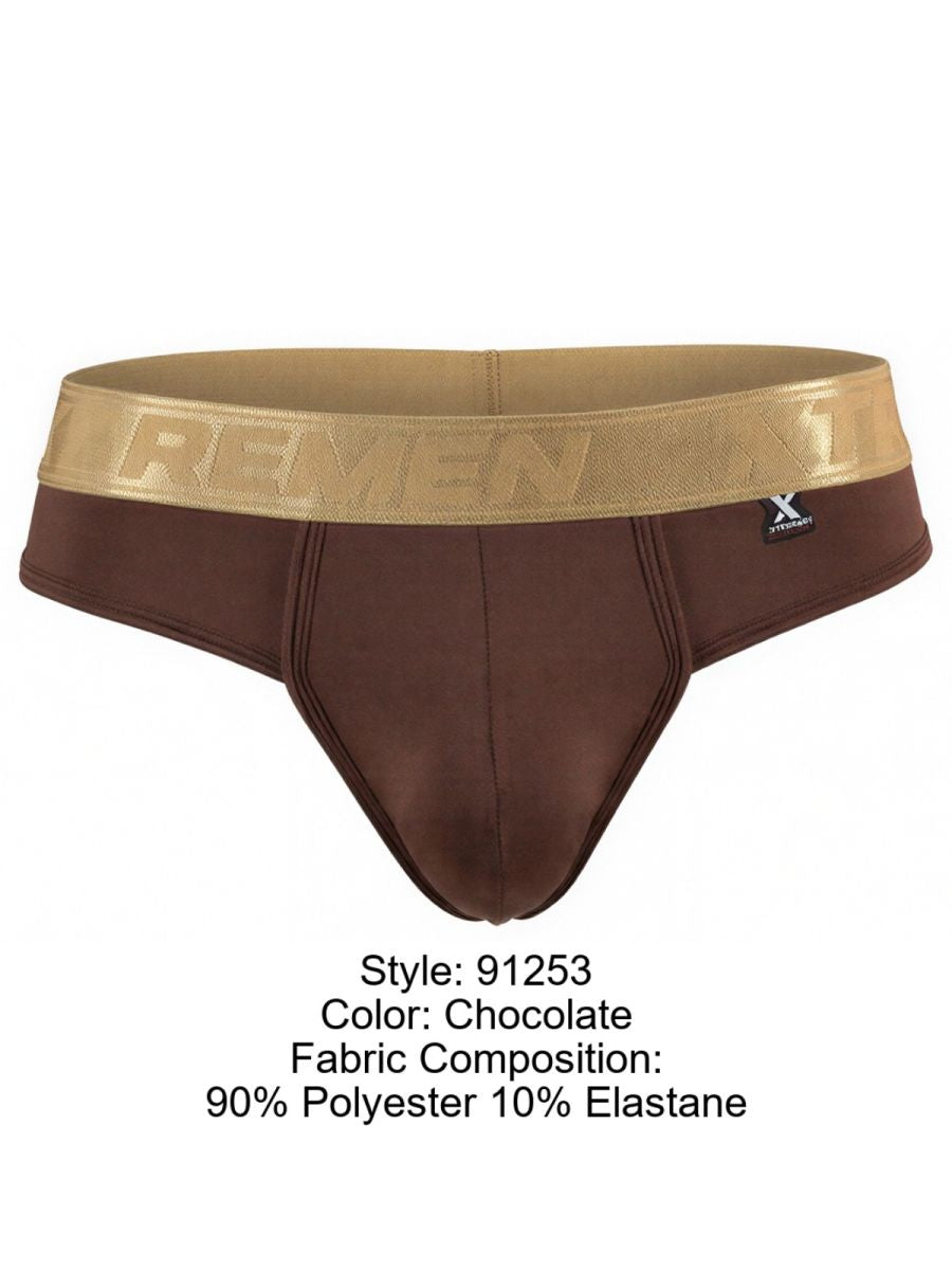 Xtremen Microfiber Thongs Sleek and Supportive - Chocolate