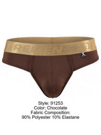 Xtremen Microfiber Thongs Sleek and Supportive - Chocolate