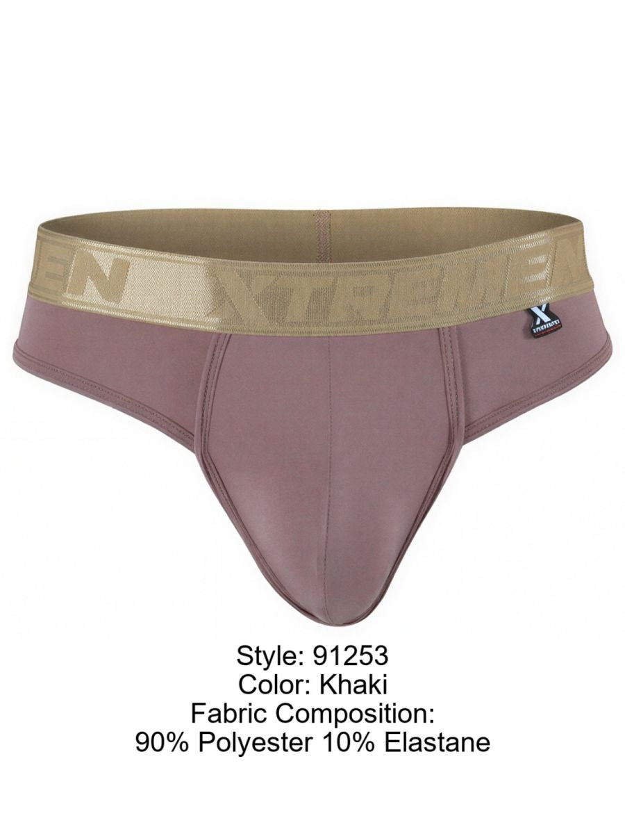Xtremen Microfiber Thongs Sleek and Supportive - Khaki
