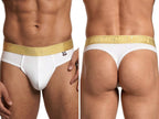 Xtremen Microfiber Thongs Sleek and Supportive - White