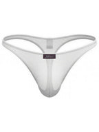 Xtremen Sleek Microfiber Low-Rise Thongs - White
