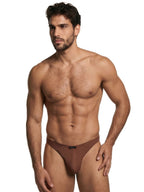 Xtremen Sleek Microfiber Bikini - Chocolate