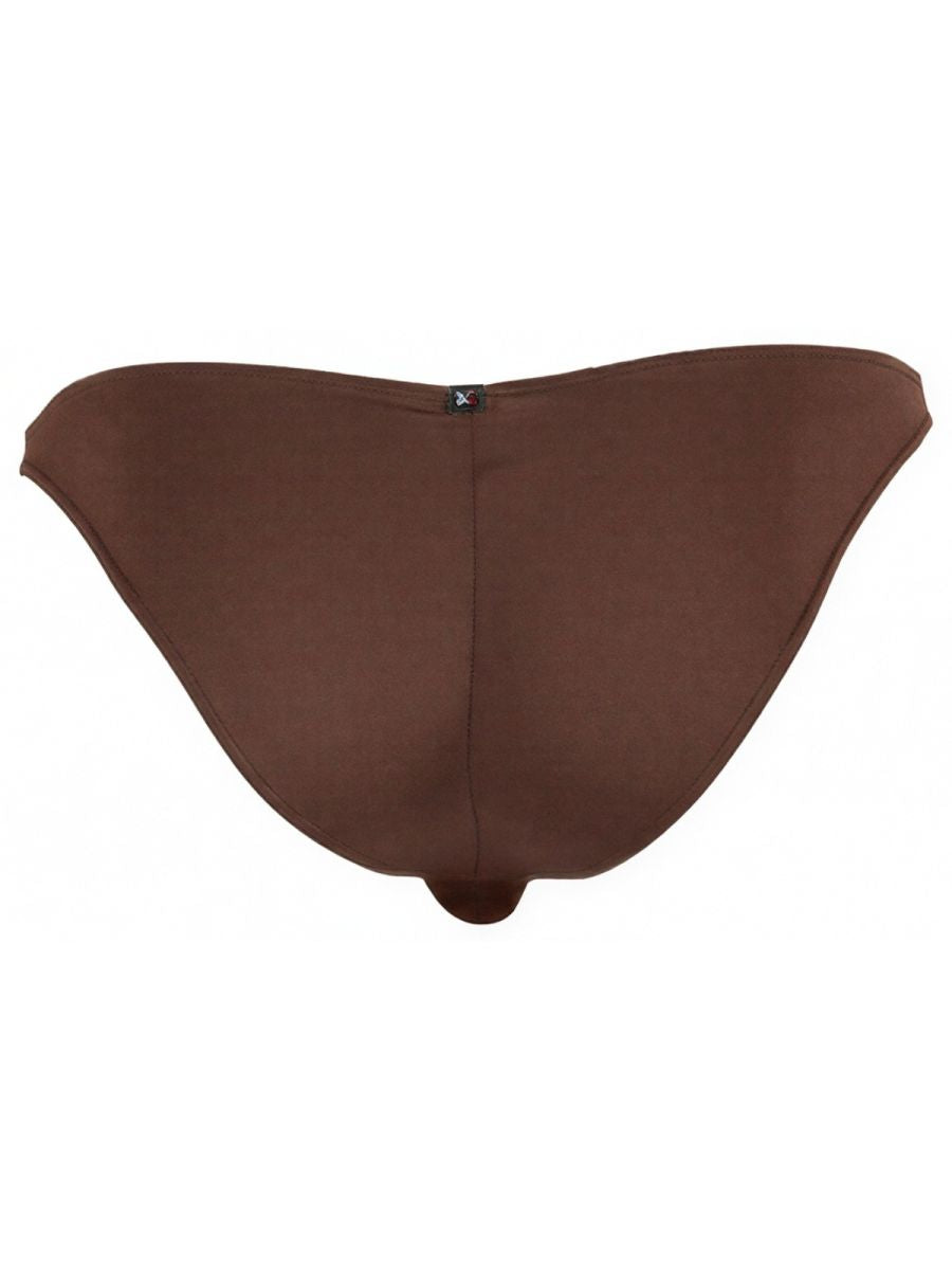Xtremen Sleek Microfiber Bikini - Chocolate