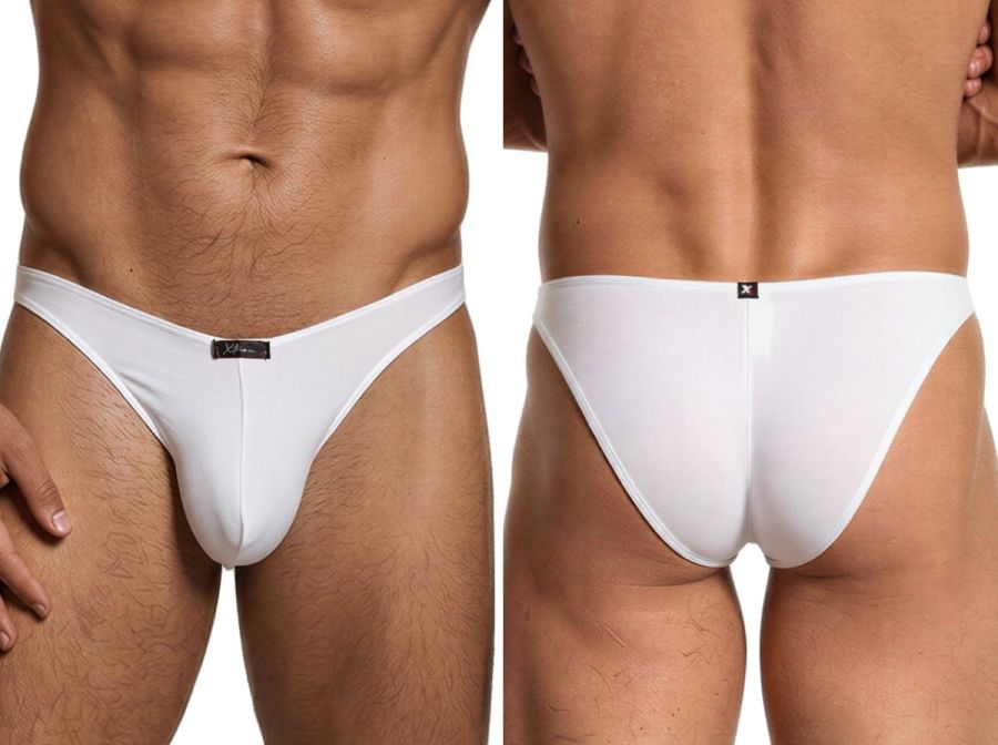 Xtremen Sleek Silky Microfiber Bikini - White
