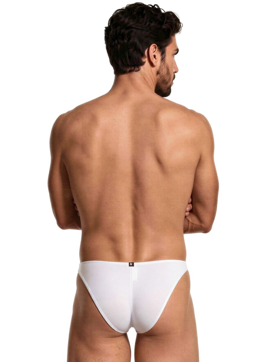 Xtremen Sleek Silky Microfiber Bikini - White