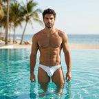 Xtremen Sleek Silky Microfiber Bikini - White