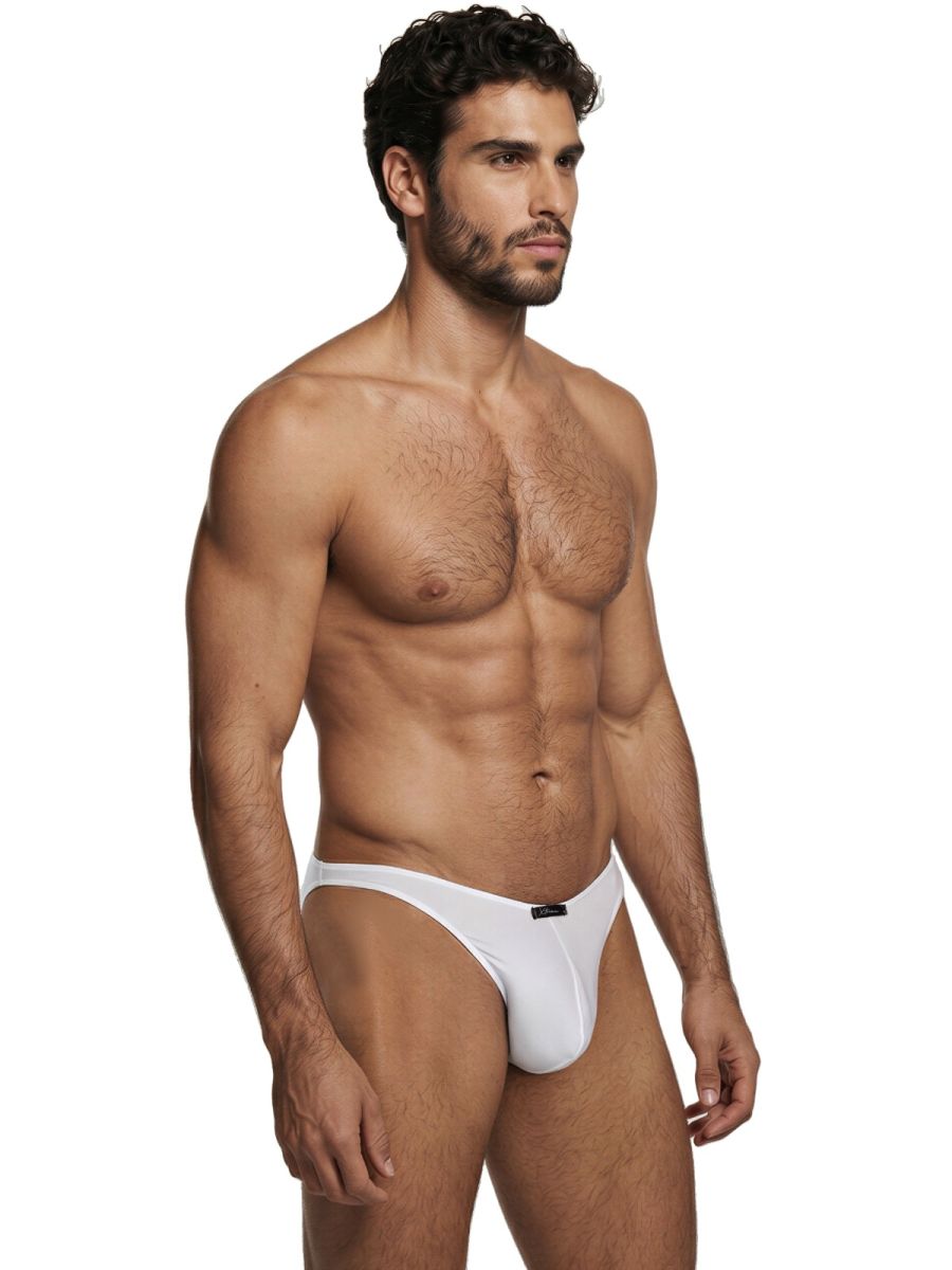 Xtremen Sleek Silky Microfiber Bikini - White