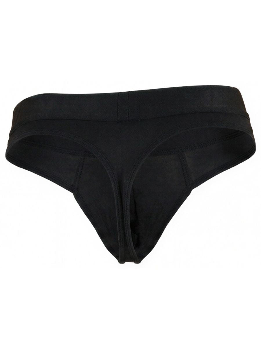 Xtremen Sleek Microfiber Comfort Thongs - Black