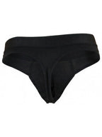 Xtremen Sleek Microfiber Comfort Thongs - Black