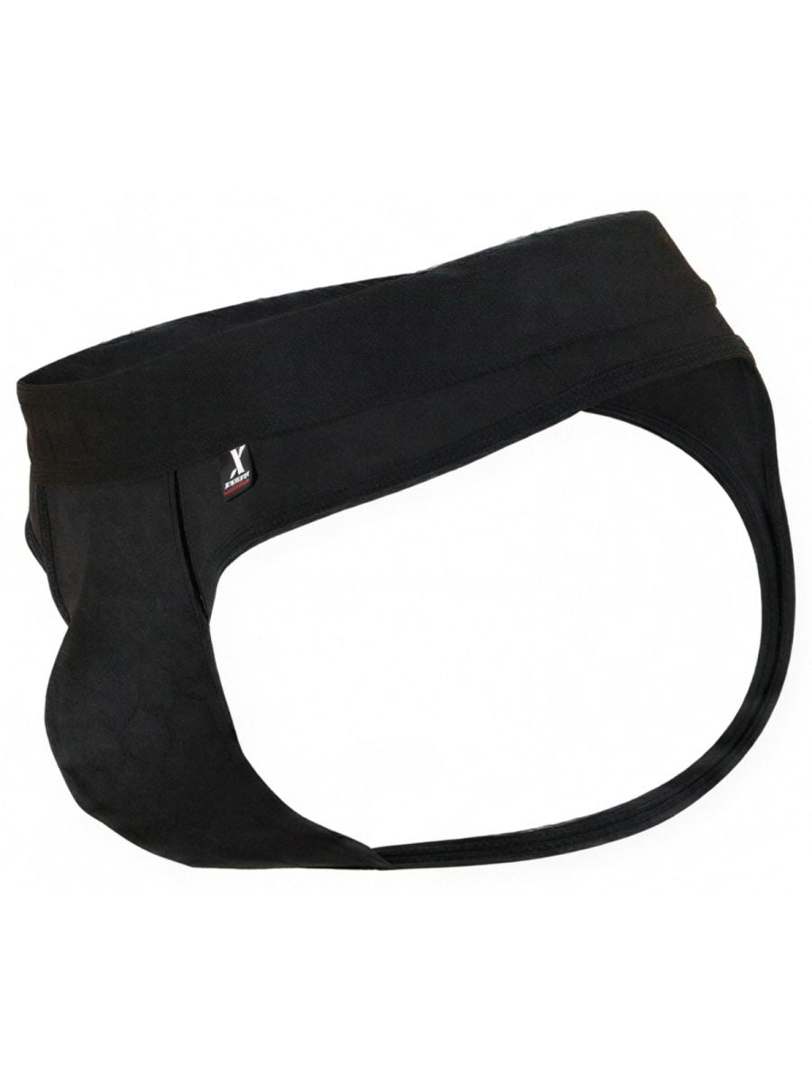 Xtremen Sleek Microfiber Comfort Thongs - Black