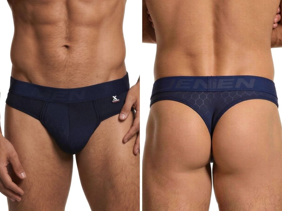 Xtremen Sleek Microfiber Comfort Thongs - Dark Blue