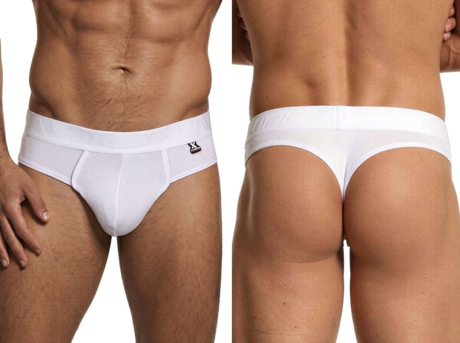 Xtremen Sleek Microfiber Comfort Thongs - White
