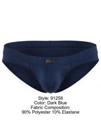 Xtremen Sleek Microfiber Briefs - Dark Blue
