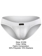 Xtremen Sleek Microfiber Briefs - White