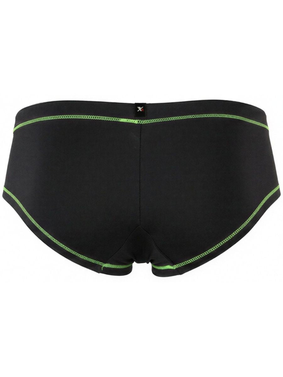Xtremen Modern Athletic Microfiber Briefs - Black