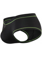 Xtremen Modern Athletic Microfiber Briefs - Black