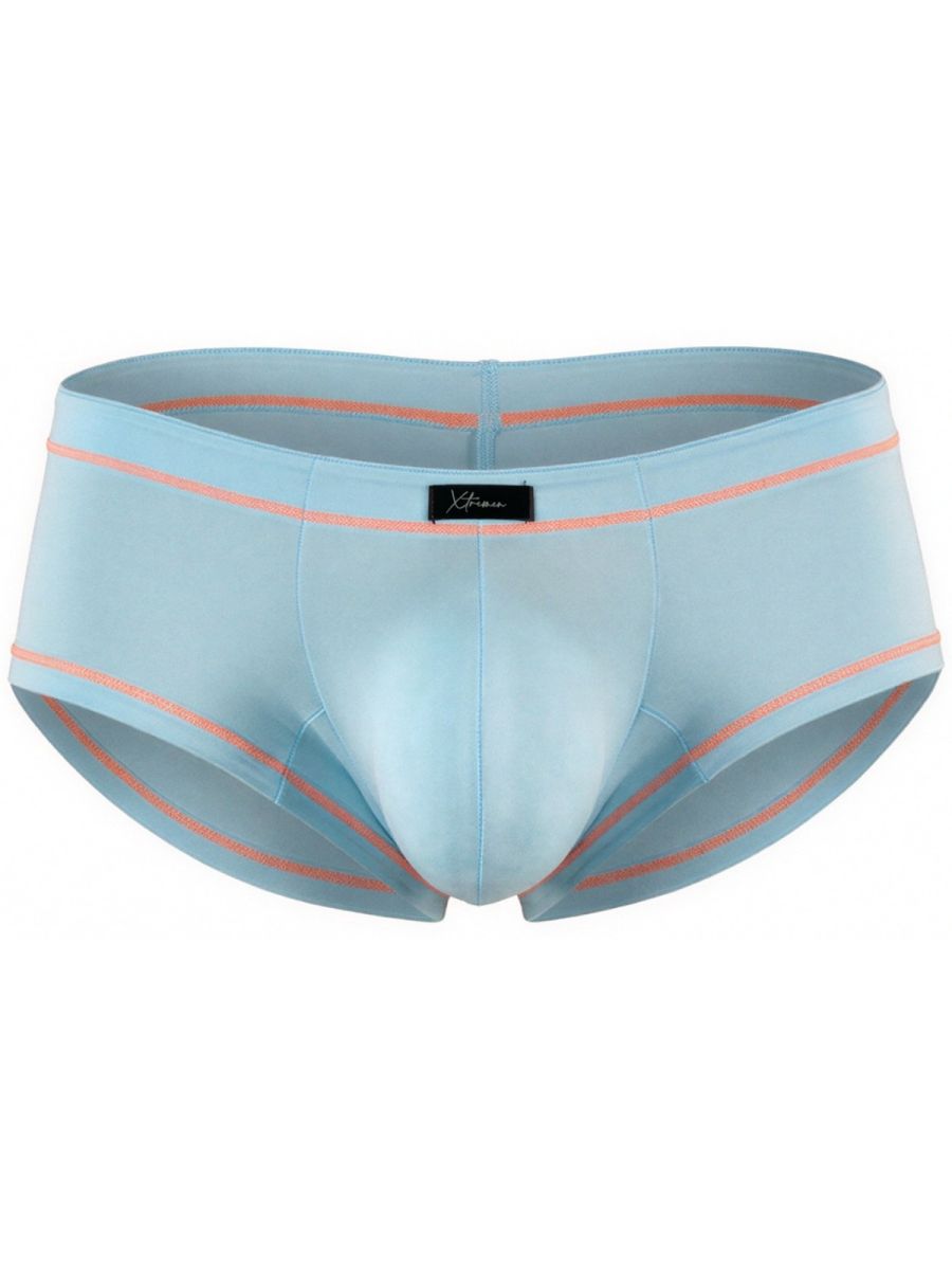 Xtremen Modern Athletic Microfiber Briefs - Light Blue