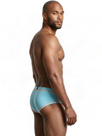 Xtremen Modern Athletic Microfiber Briefs - Light Blue