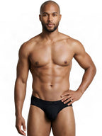 Xtremen Microfiber Sleek Fit Briefs - Black