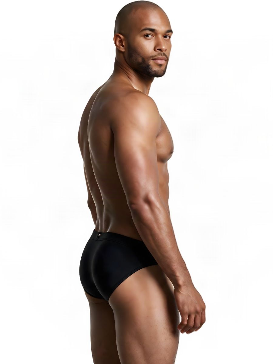 Xtremen Microfiber Sleek Fit Briefs - Black