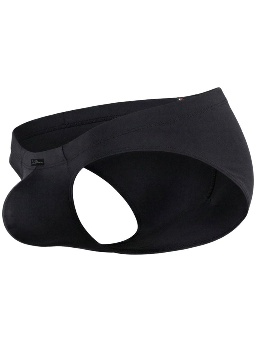 Xtremen Microfiber Sleek Fit Briefs - Black