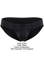 Xtremen Microfiber Sleek Fit Briefs - Black