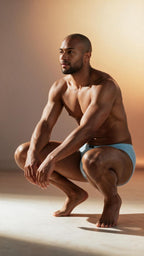 Xtremen Microfiber Sleek Fit Briefs - Light Blue