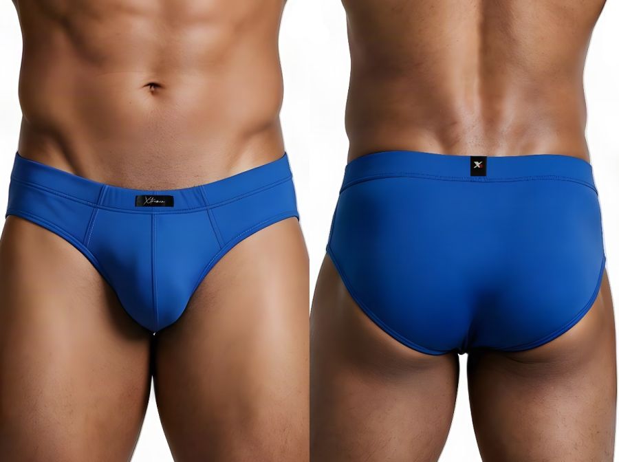 Xtremen Microfiber Sleek Fit Briefs - Royal Blue