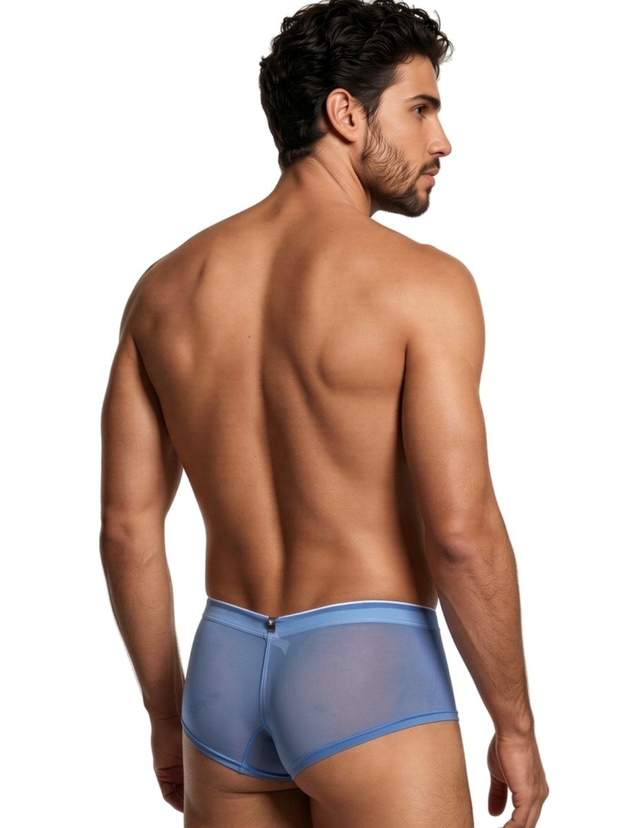 Xtremen Microfiber Mesh Briefs - Blue