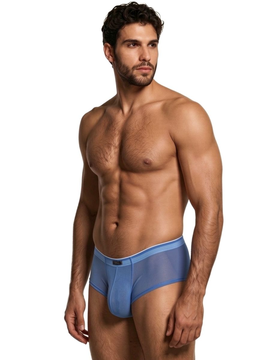 Xtremen Microfiber Mesh Briefs - Blue