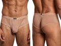 Xtremen Microfiber Mesh Briefs - Brown