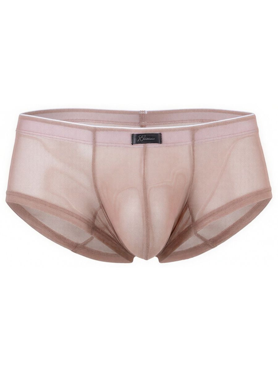 Xtremen Microfiber Mesh Briefs - Brown