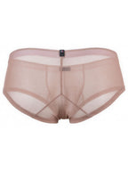 Xtremen Microfiber Mesh Briefs - Brown