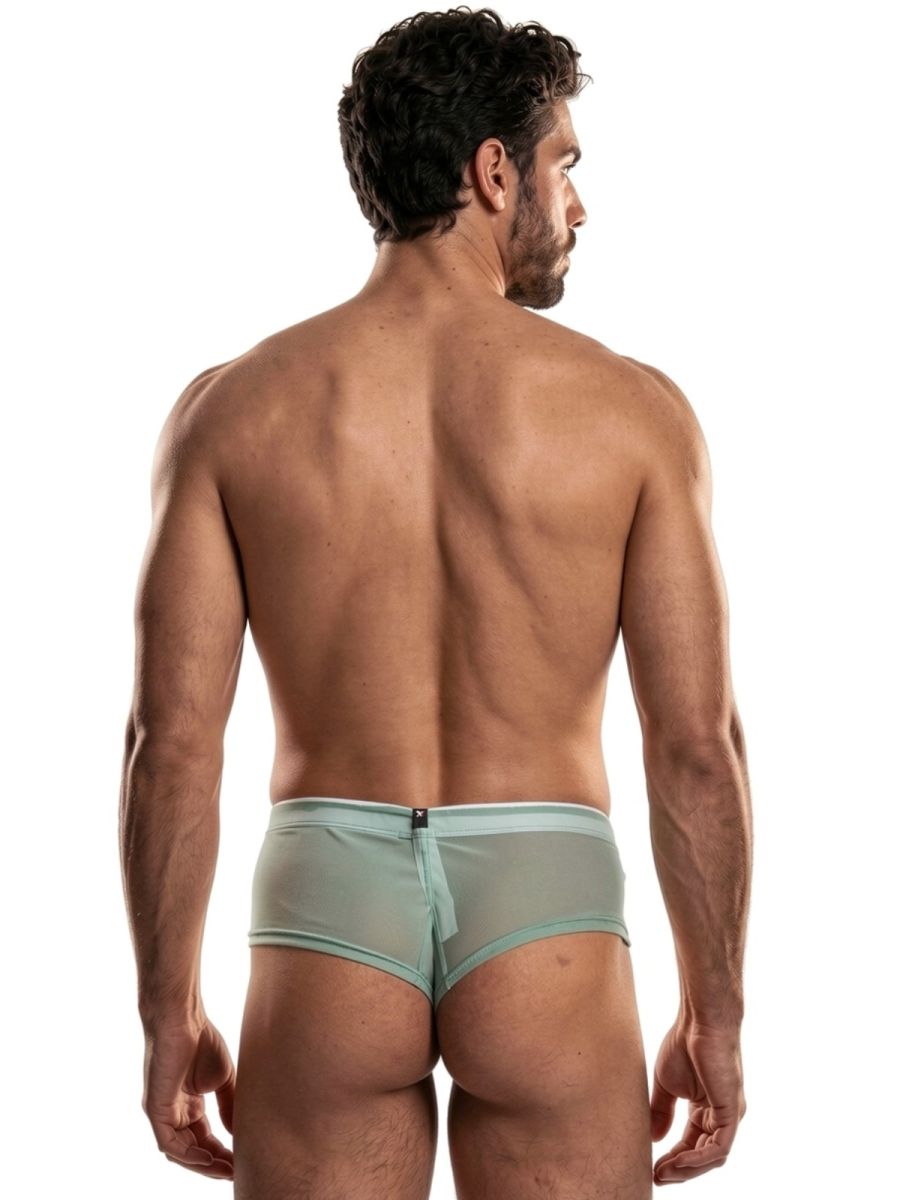 Xtremen Microfiber Mesh Briefs - Green