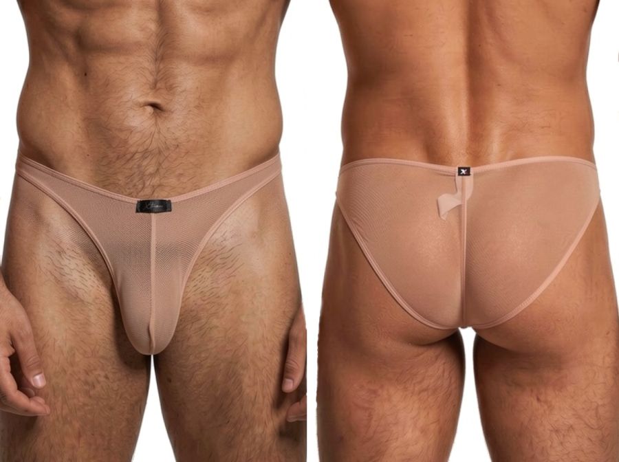 Xtremen Microfiber Mesh Bikini - Brown
