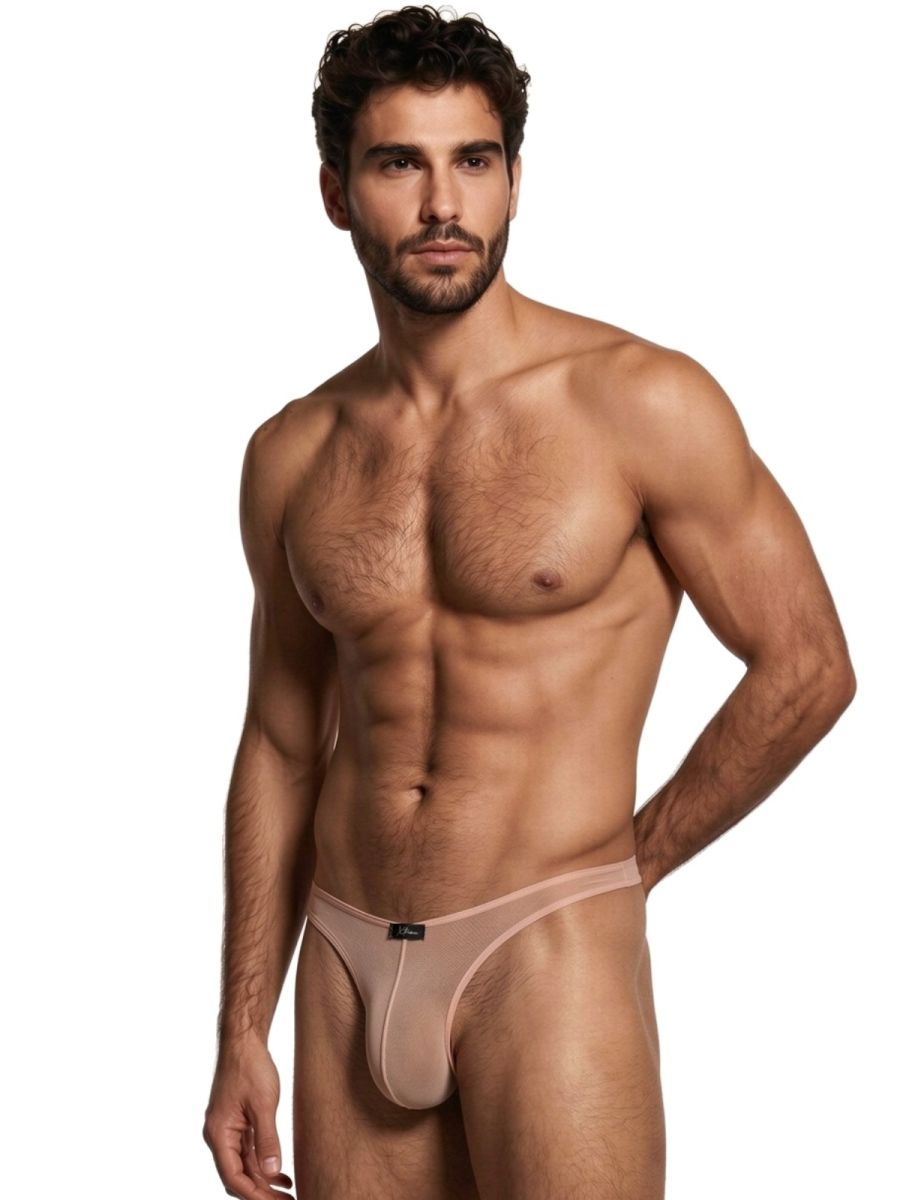 Xtremen Microfiber Mesh Bikini - Brown