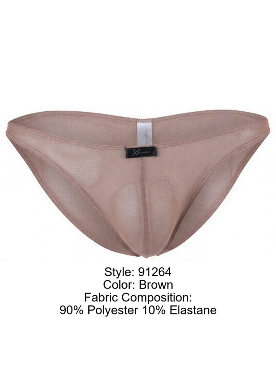 Xtremen Microfiber Mesh Bikini - Brown