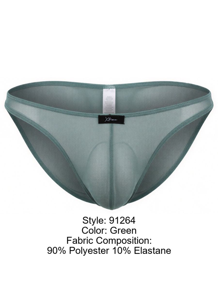 Xtremen Microfiber Mesh Bikini - Green