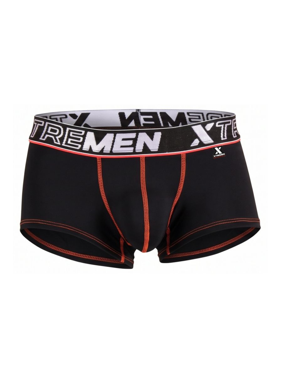 Xtremen Sleek Microfiber Stretch Trunks - Black