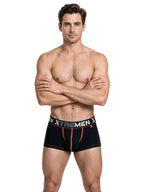 Xtremen Sleek Microfiber Stretch Trunks - Black
