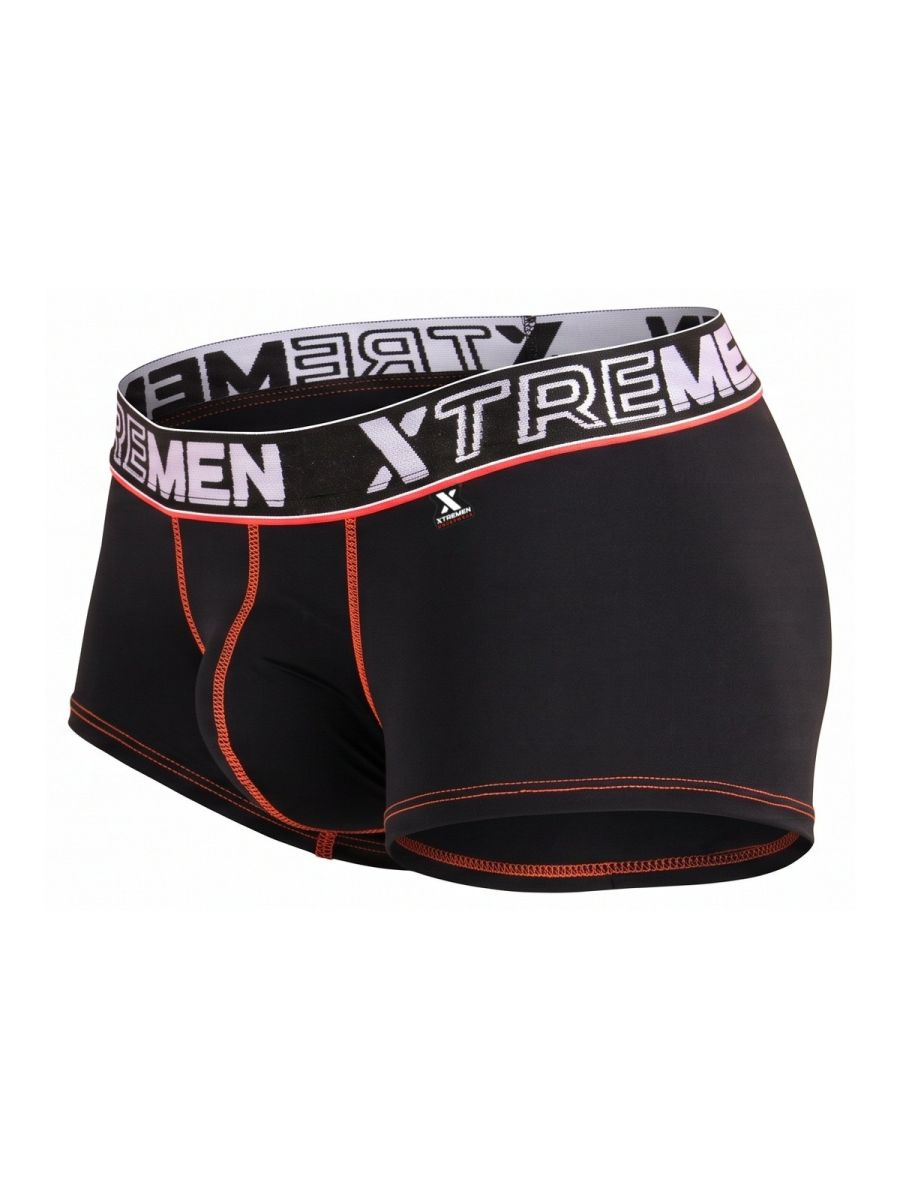 Xtremen Sleek Microfiber Stretch Trunks - Black