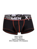 Xtremen Sleek Microfiber Stretch Trunks - Black