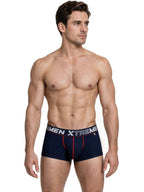 Xtremen Sleek Microfiber Stretch Trunks - Dark Blue