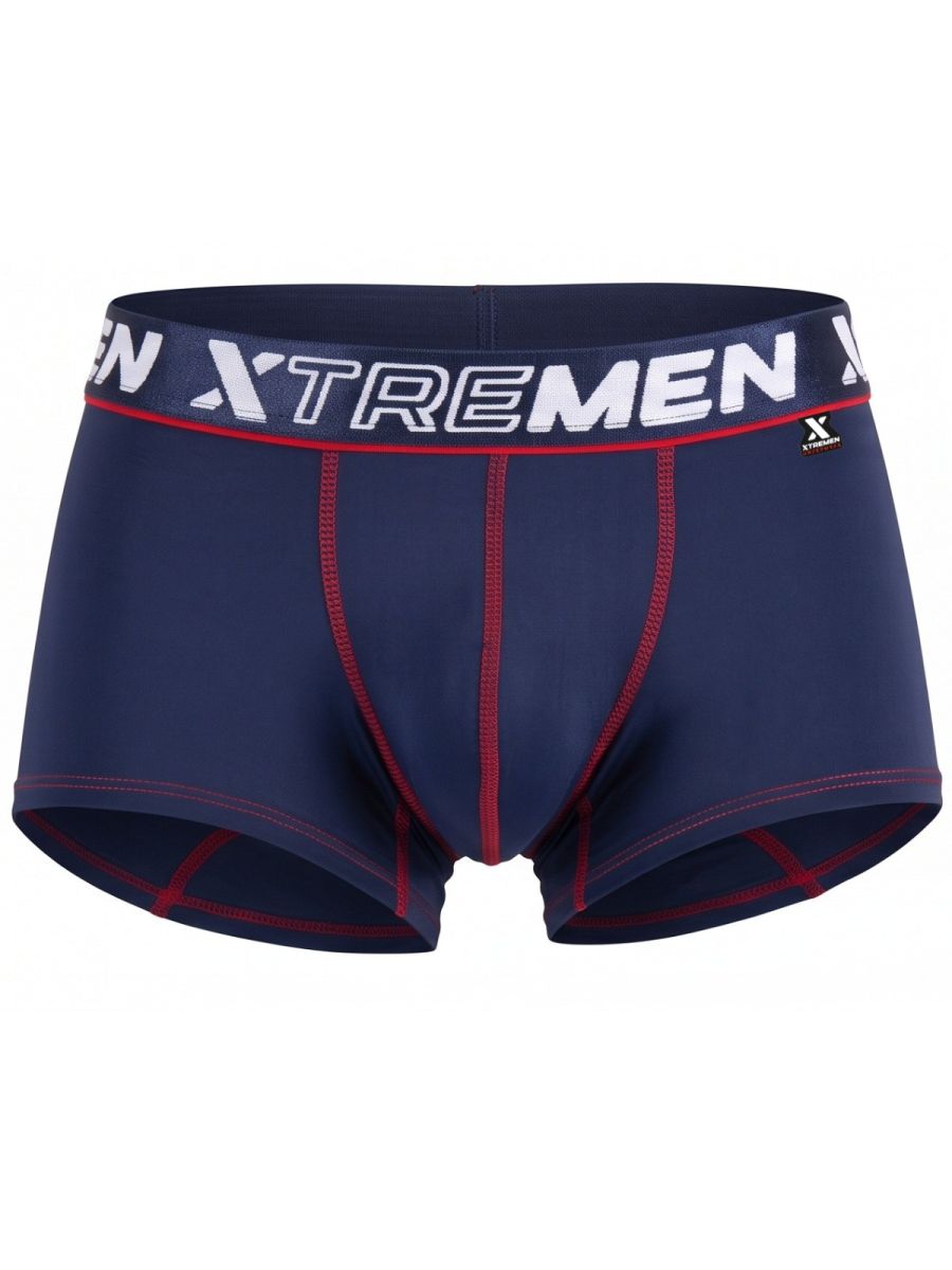 Xtremen Sleek Microfiber Stretch Trunks - Dark Blue