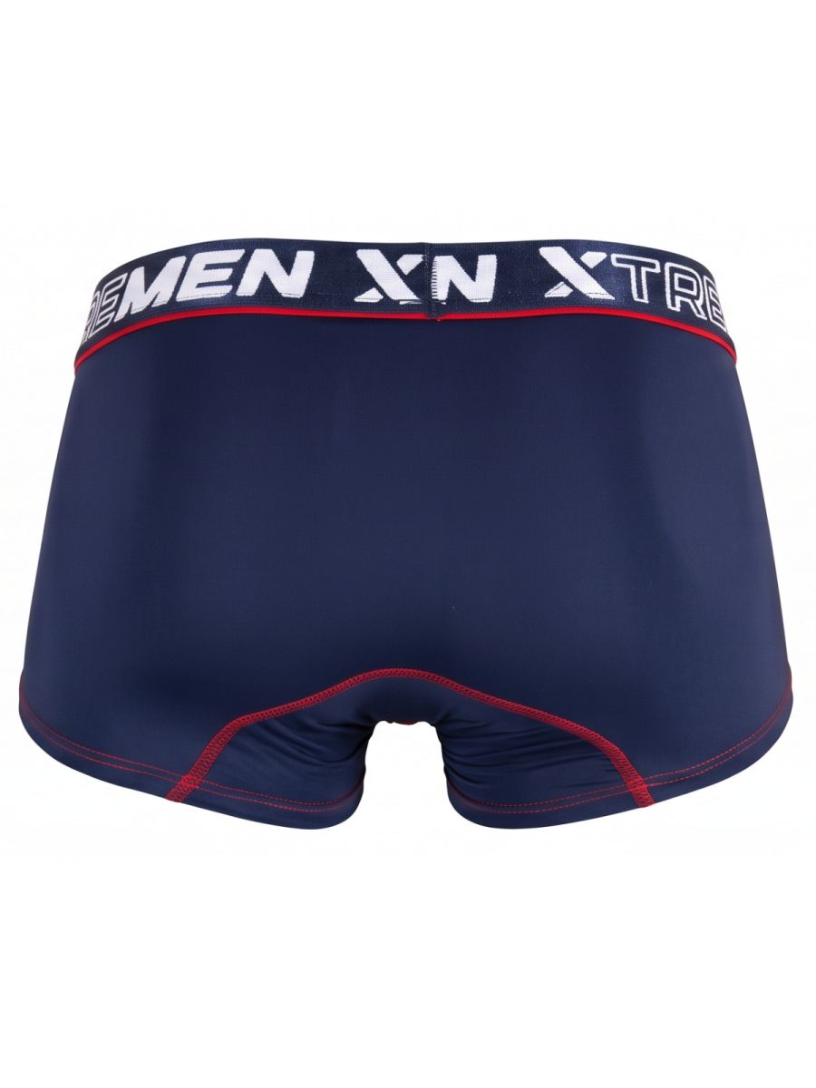 Xtremen Sleek Microfiber Stretch Trunks - Dark Blue